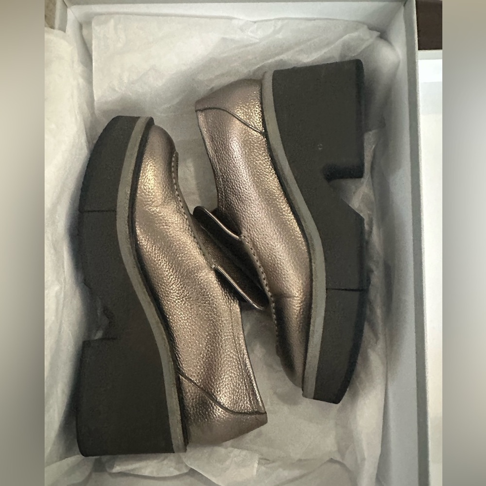 Clergerie Paris Metallic Loafers